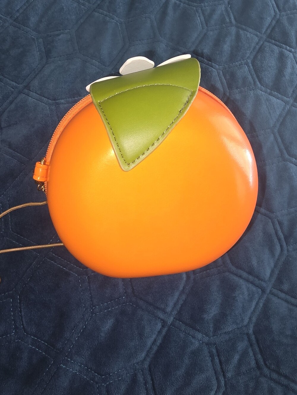 Milata Novelty Orange Shaped Crossbody Clutch Purse - Picture 9 of 11